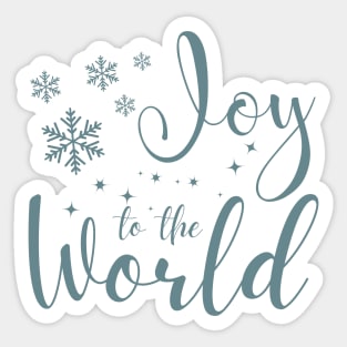 joy to the world - christmas Sticker